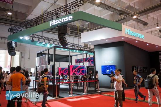 海信展臺設計風格,先吸引眼球 再推產品(圖1)