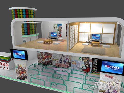 世界最大扭蛋機現(xiàn)身CJ 晨之科展臺搭建效果(圖4) 世界最大扭蛋機現(xiàn)身CJ 晨之科展臺搭建效果(圖4)