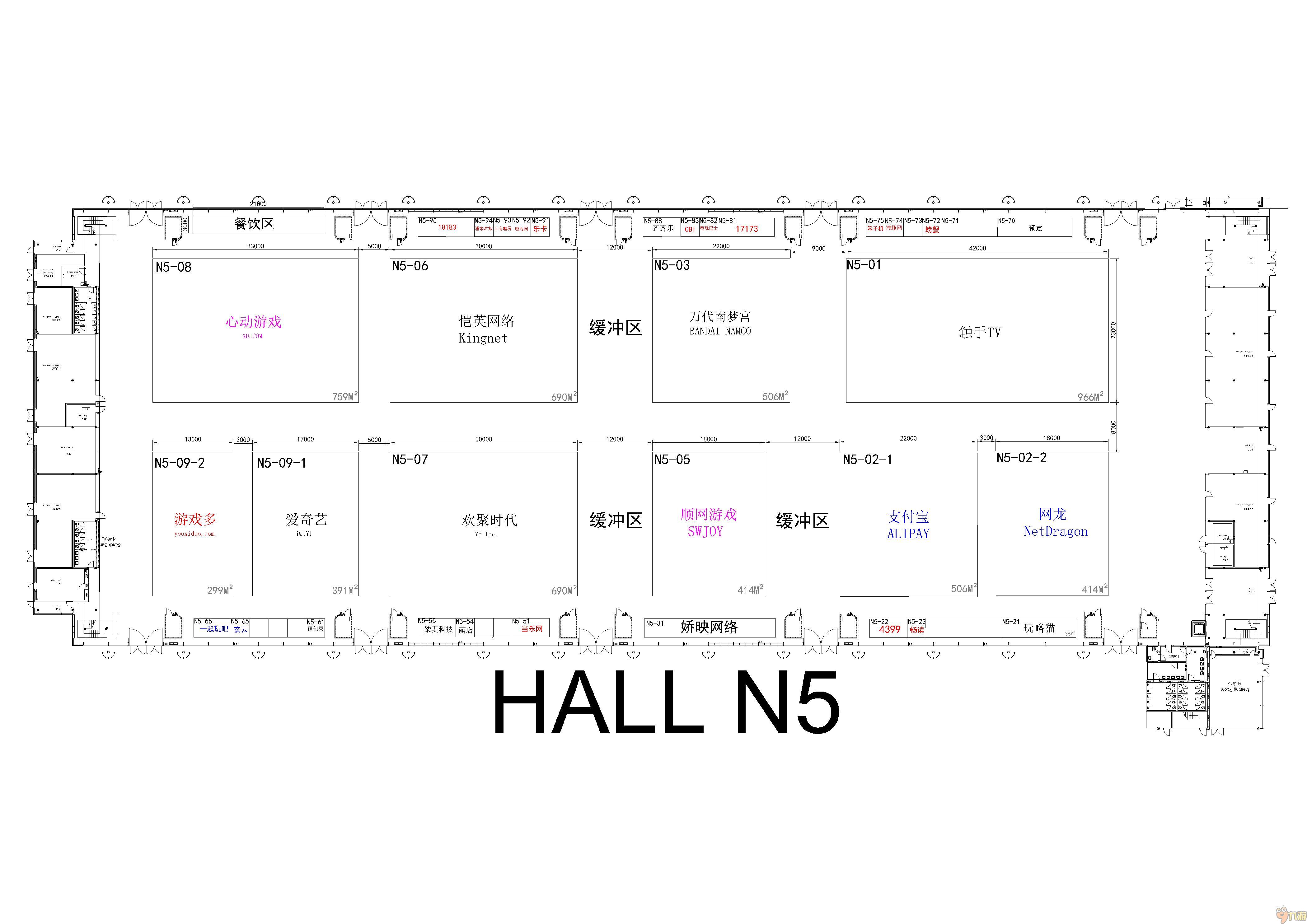 參展指南,2016ChinaJoy展臺平面圖曝光(圖5) 參展指南,2016ChinaJoy展臺平面圖曝光(圖5)