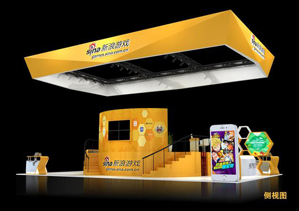VR與電競首亮相 新浪游戲CJ2016展臺(tái)概念圖(圖5) VR與電競首亮相 新浪游戲CJ2016展臺(tái)概念圖(圖5)