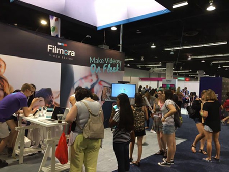萬興科技攜Filmora亮相全球網(wǎng)紅展(圖1) 萬興科技攜Filmora亮相全球網(wǎng)紅展(圖1)