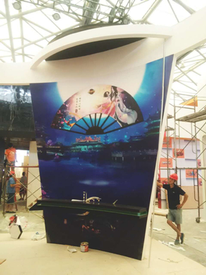 探班CJ現場 展臺搭建進行中(圖5) 探班CJ現場 好玩友火力全開 展臺搭建進行中