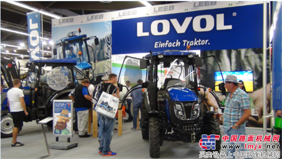 雷沃拖拉機參展2016年德國國際景觀與園林設備展(圖2) \